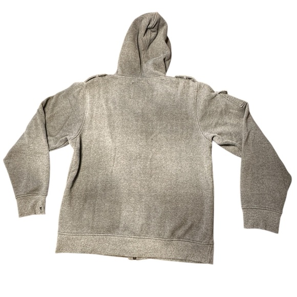 Empyre Gray Hooded Shirt Jacket - Picture 2 of 9